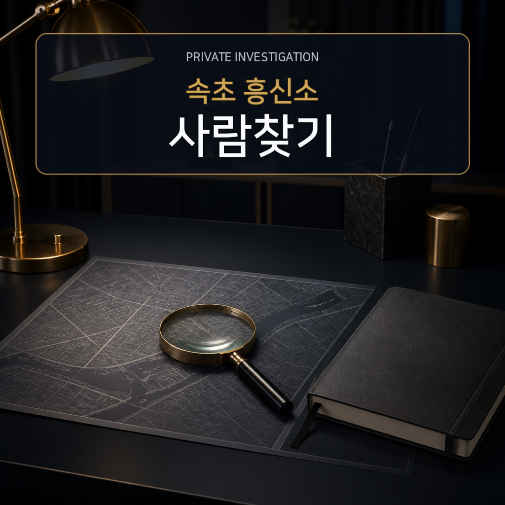 속초 사람찾기·소재파악 전문 흥신소