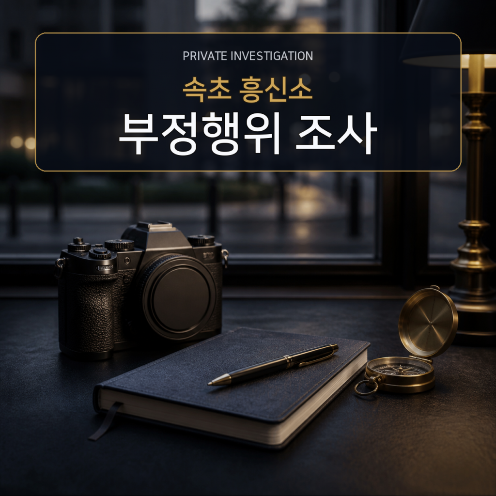 속초 부정행위 사실조사 전문 흥신소